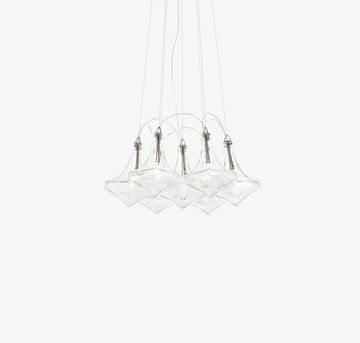 Facet Cluster of 7 Sculpture by Lasvit - view 2