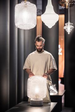 Niveo Base Size Table Lamp by Lasvit - view 5