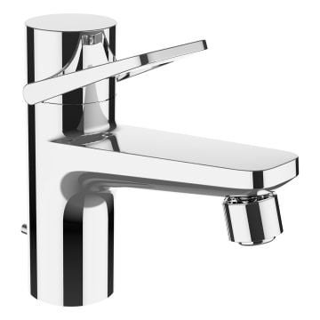 CLASS - Bidet mixer, projection 120 mm, fixed spout, with pop-up waste by Laufen