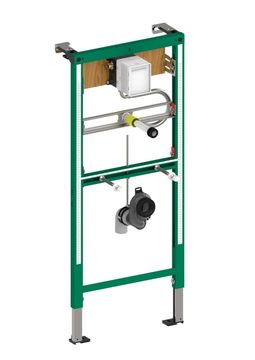 INEO - INEOLINK concealed frame for urinals with external flush, cartridge technology by Laufen