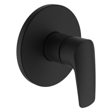 LAURIN - Set for concealed shower mixer, for Simibox Standard & Simibox Light, PVD titanium black matt by Laufen