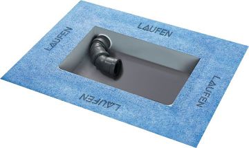 Mounting box left for Marbond shower trays type DN 50 / height 100 mm, siphon not included by Laufen