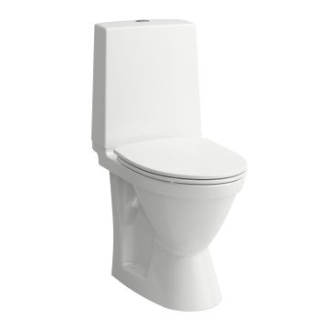 RIGO - Floorstanding WC Combination, washdown, concealed, horizontal P-trap, with 4 fixing holes for floor installation, incl. cistern by Laufen