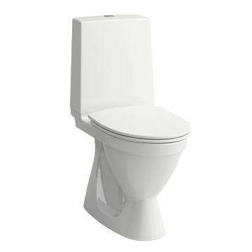 RIGO - Floorstanding WC Combination, washdown, concealed, vertical S-trap, without fixing holes for floor installation,  incl. cistern, with seat and cover by Laufen