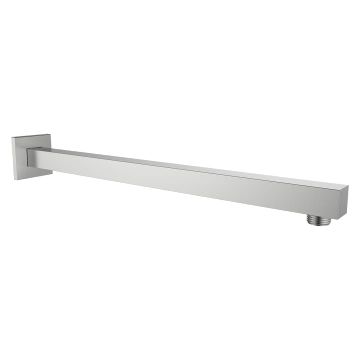 Wall bracket, length 420 mm, square flange, nickel brushed by Laufen
