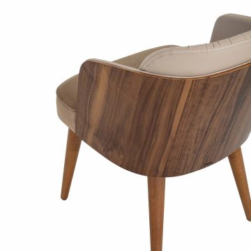 AKRON WRINKLED WOOD - Leta Chair - Indoor Chairs - Horeca 🔊 by Leta Contract - view 4