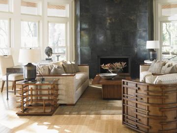 Castaway Rectangular Cocktail Table by Lexington - view 4