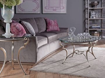 Colette Oval Cocktail Table by Lexington - view 3