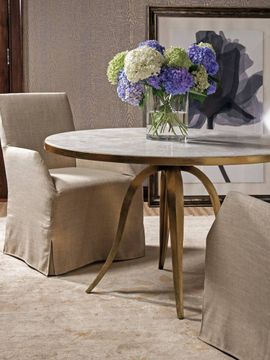 Crystal Stone Round Dining Table by Lexington - view 3
