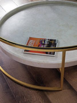 Cumulus Large Round Cocktail Table by Lexington - view 4