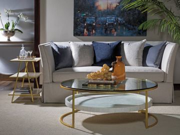 Cumulus Large Round Cocktail Table by Lexington - view 3