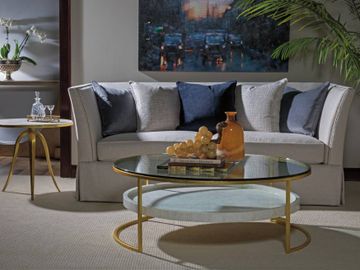 Cumulus Large Round Cocktail Table by Lexington - view 5
