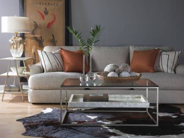 Cumulus Capiz Rectangular Cocktail Table by Lexington - view 3
