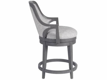 Appellation Upholstered Swivel Counter Stool by Lexington - view 5