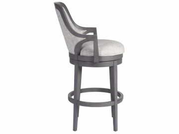 Appellation Upholstered Swivel Barstool by Lexington - view 5