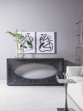 Elation Gray Console by Lexington - view 3