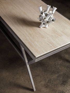 Adamo Silver Gray Cocktail Table by Lexington - view 4