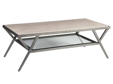 Adamo Silver Gray Cocktail Table by Lexington - view 2