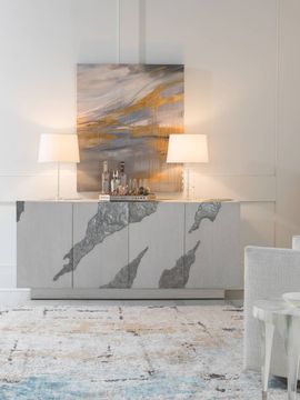 Contago White Media Console by Lexington - view 3
