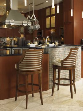 Cabana Swivel Bar Stool by Lexington - view 3