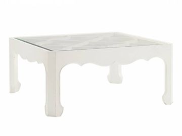Cassava Cocktail Table With Glass Insert by Lexington - view 2