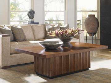 Castaway Rectangular Cocktail Table by Lexington - view 3