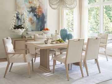 Aiden Channeled Upholstered Side Chair by Lexington - view 3