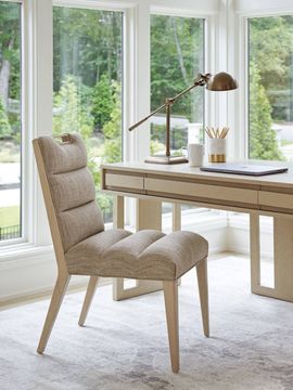 Aiden Channeled Upholstered Side Chair by Lexington - view 3