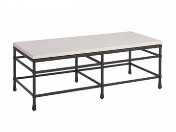 Breakwater Metal And Stone Cocktail Table by Lexington - view 2