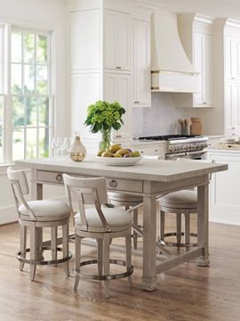 Cliffside Swivel Upholstered Counter Stool by Lexington - view 5