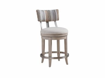 Cliffside Swivel Upholstered Counter Stool by Lexington - view 2