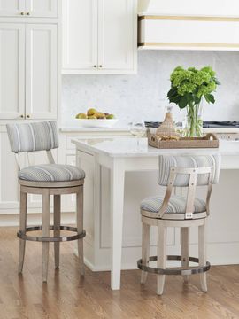 Cliffside Swivel Upholstered Bar Stool by Lexington - view 3