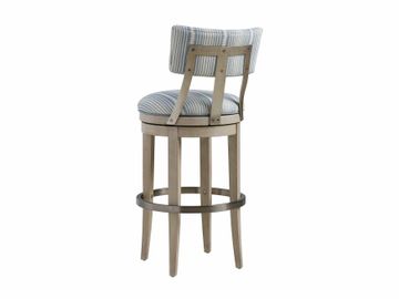 Cliffside Swivel Upholstered Bar Stool by Lexington - view 4