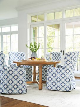 Aliso Upholstered Host Chair W/Casters by Lexington - view 4