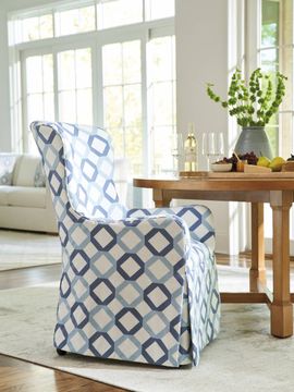 Aliso Upholstered Host Chair W/Casters by Lexington - view 3