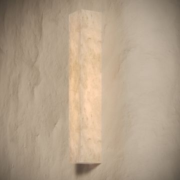 Ardesia Alabaster IP44 LED Square Wall Sconce Light 500mm by LUSSO
