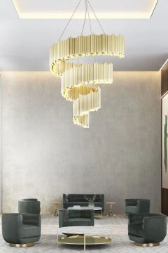 BRUBECK SPIRAL SUSPENSION LIGHT | LUXXU MODERN DESIGN & LIVING by Luxxu - view 4