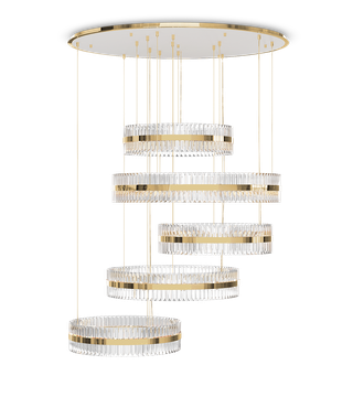 EMPIRE SLIM V CHANDELIER | LUXXU MODERN DESIGN & LIVING by Luxxu - view 7
