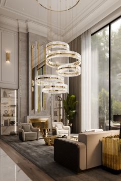 LIBERTY SLIM CHANDELIER | LUXXU MODERN DESIGN & LIVING by Luxxu - view 3