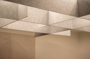 Suspended acoustic composition Diesis by LvB Italia