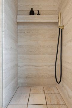 Tiled shower tray by Maami Home