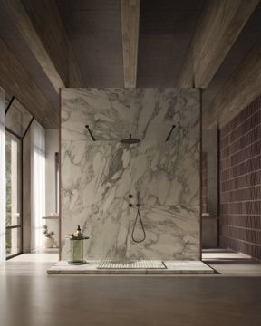 Tyre shower tray by Maami Home