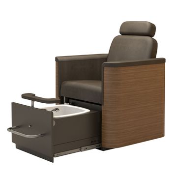 Wash Unit with Integrated Pedicure: Armchair by Maletti