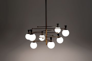 Igloo chandelier by Mantellassi 1926 - view 2