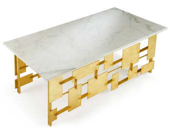 RAYMOND - Rectangular marble coffee table for living room by Marioni - view 2
