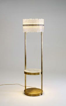 JOSEPHINE - LED brass floor lamp by Marioni - view 3