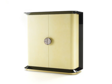 ANTHONY - Wooden highboard with doors by Marioni - view 2