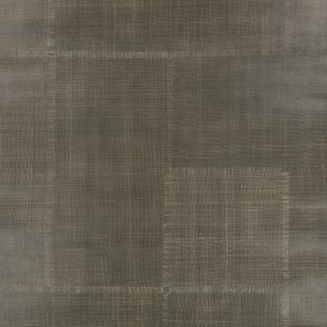 Abacá Patchwork Wallcovering Pewter by Mark Alexander - view 2