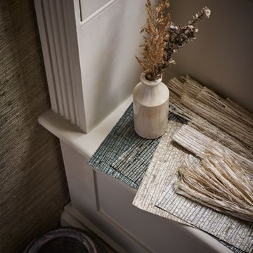Arrowroot Wallcovering Metal by Mark Alexander - view 3