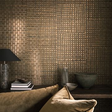 Hyacinth Wallcovering Bronze by Mark Alexander - view 3
